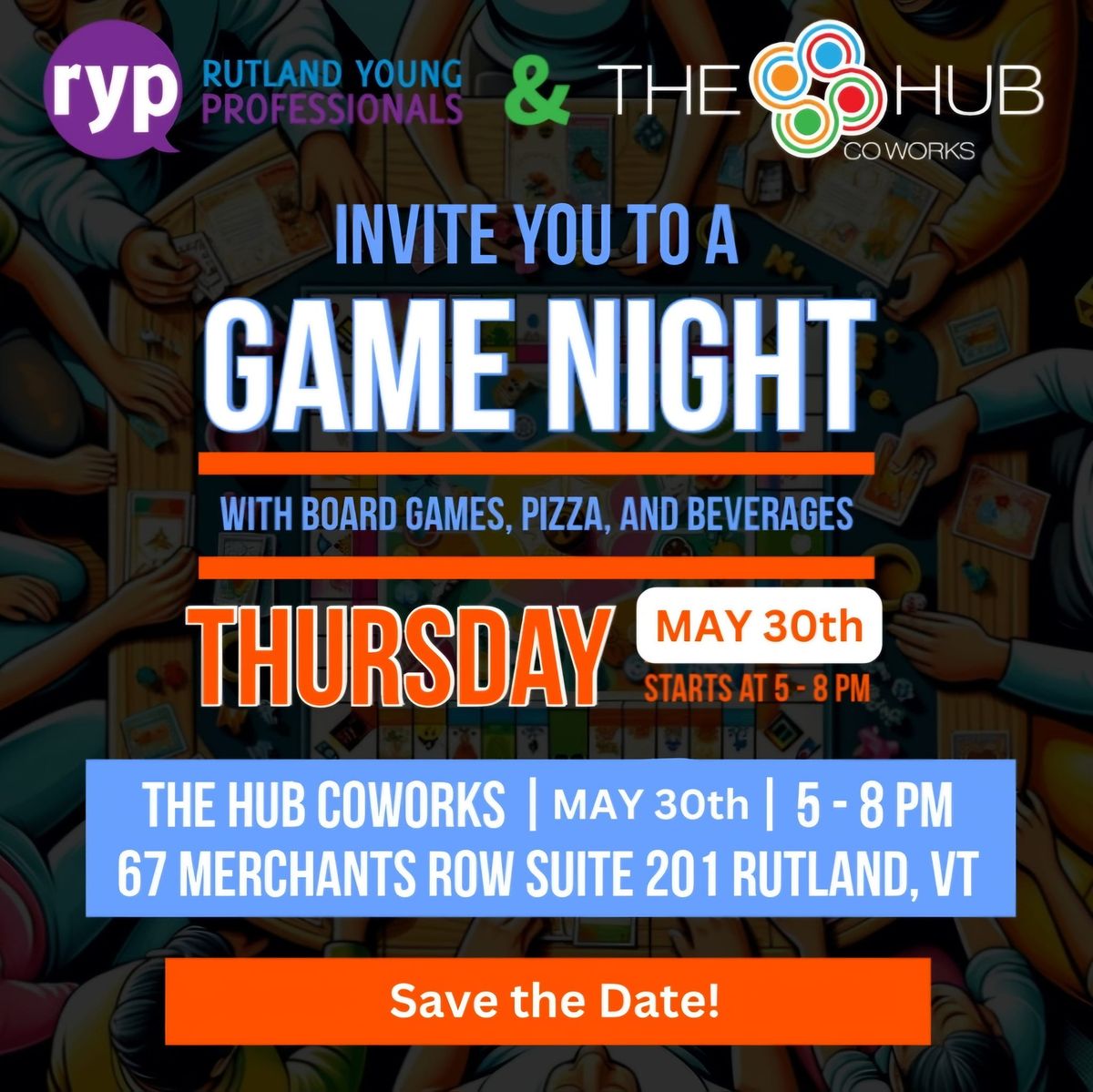 RYP X The HUB Game Night