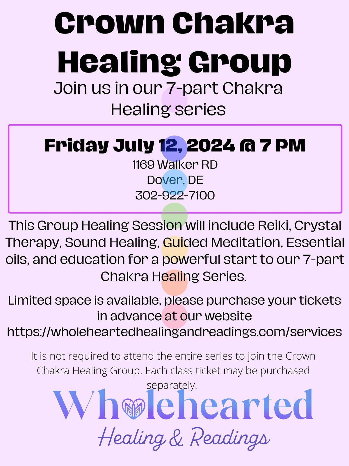 Chakra Healing Group Series