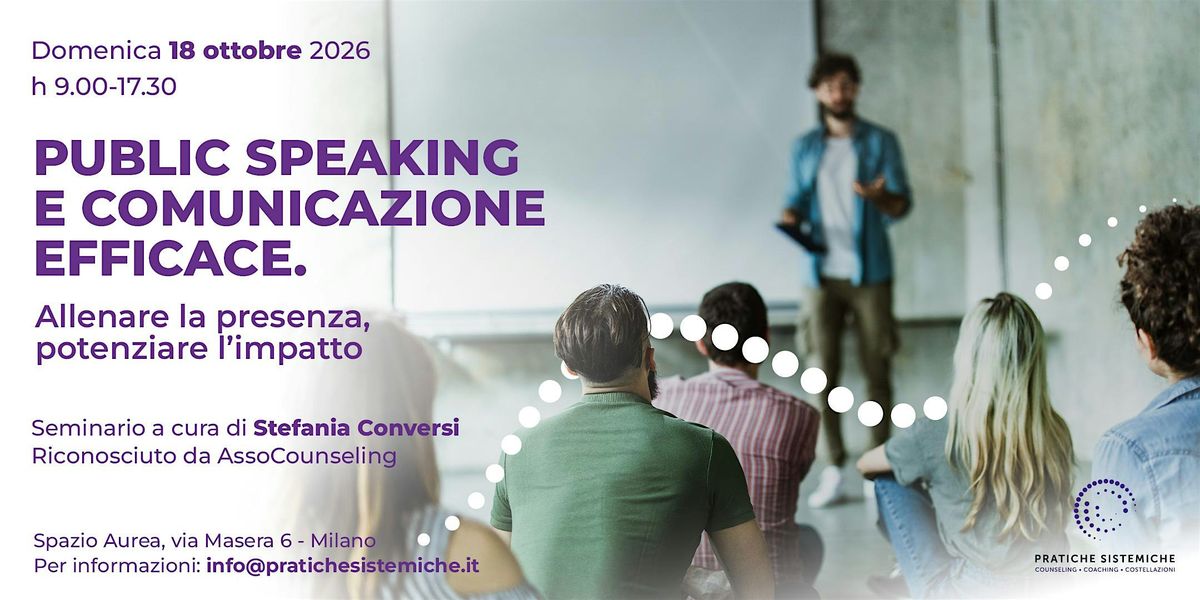 PUBLIC SPEAKING E COMUNICAZIONE EFFICACE