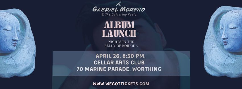 Gabriel Moreno & the Quivering Poets: Album Launch Concert Event