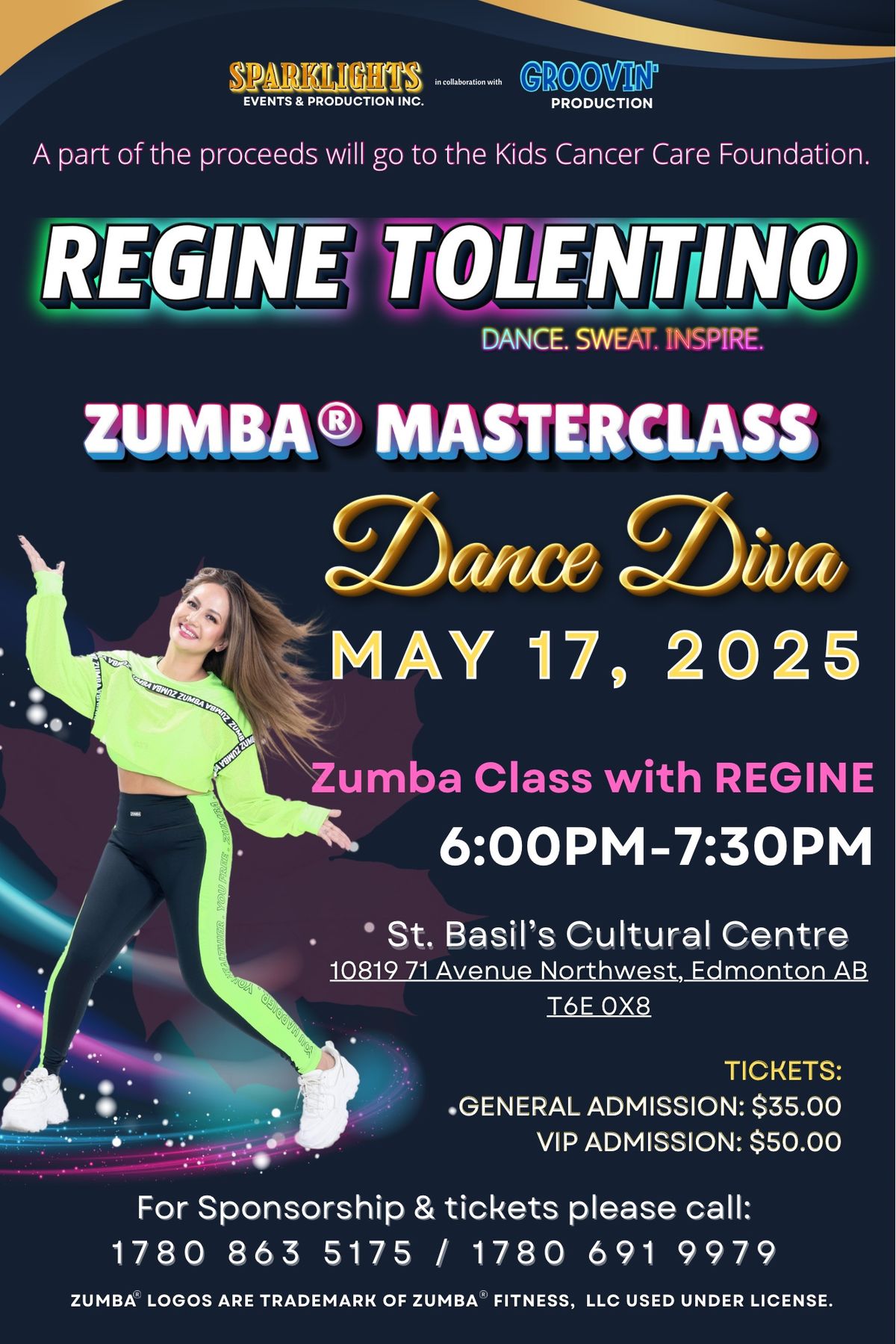 Zumba Master Class with Dance Diva " Regine Tolentino