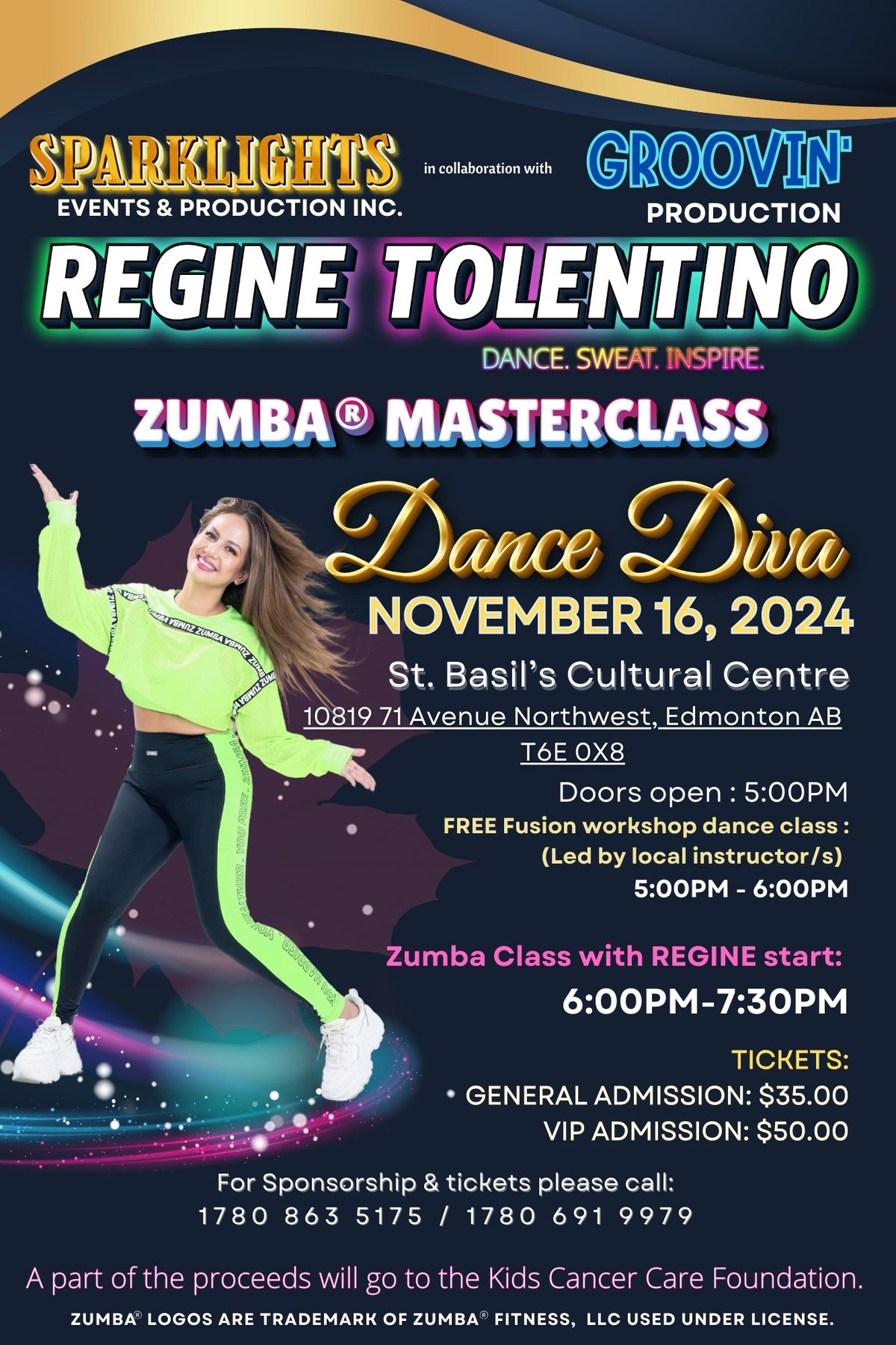 Zumba Master Class with Dance Diva " Regine Tolentino