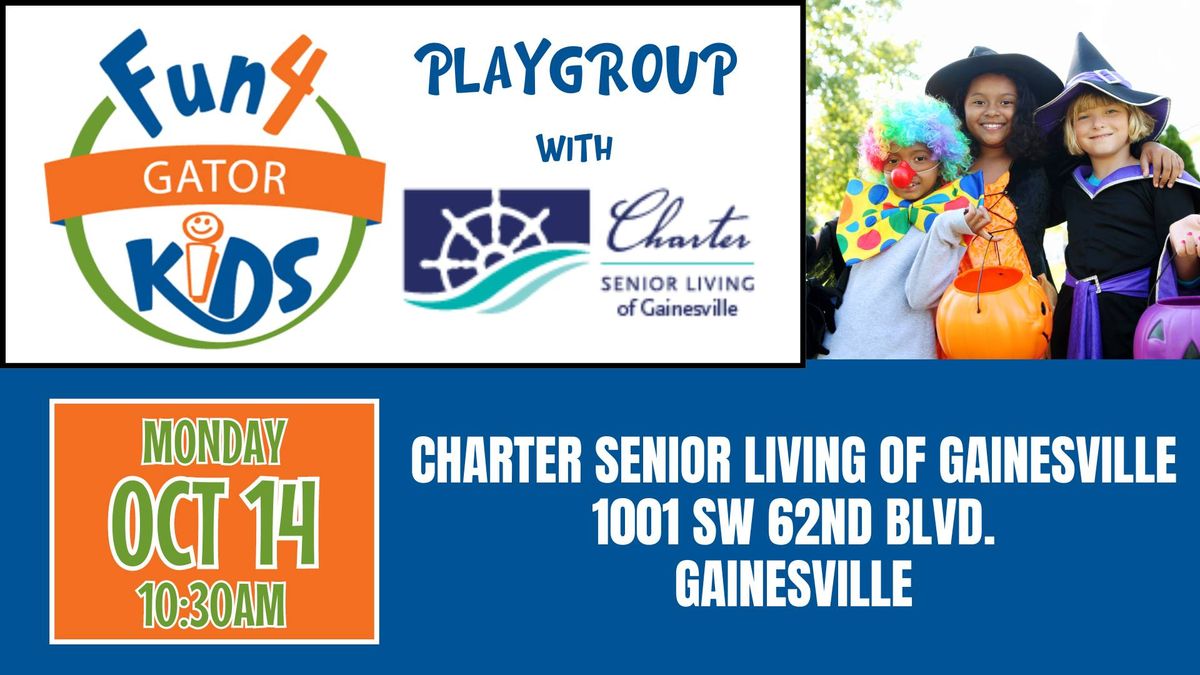 F4GK Playgroup Trick or Treat at Charter Senior Living 