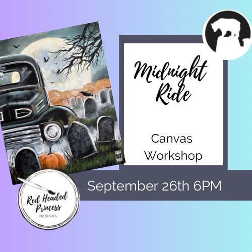 ** 11 SPOTS LEFT** Sip and Paint- Midnight Ride at Baer City Winery