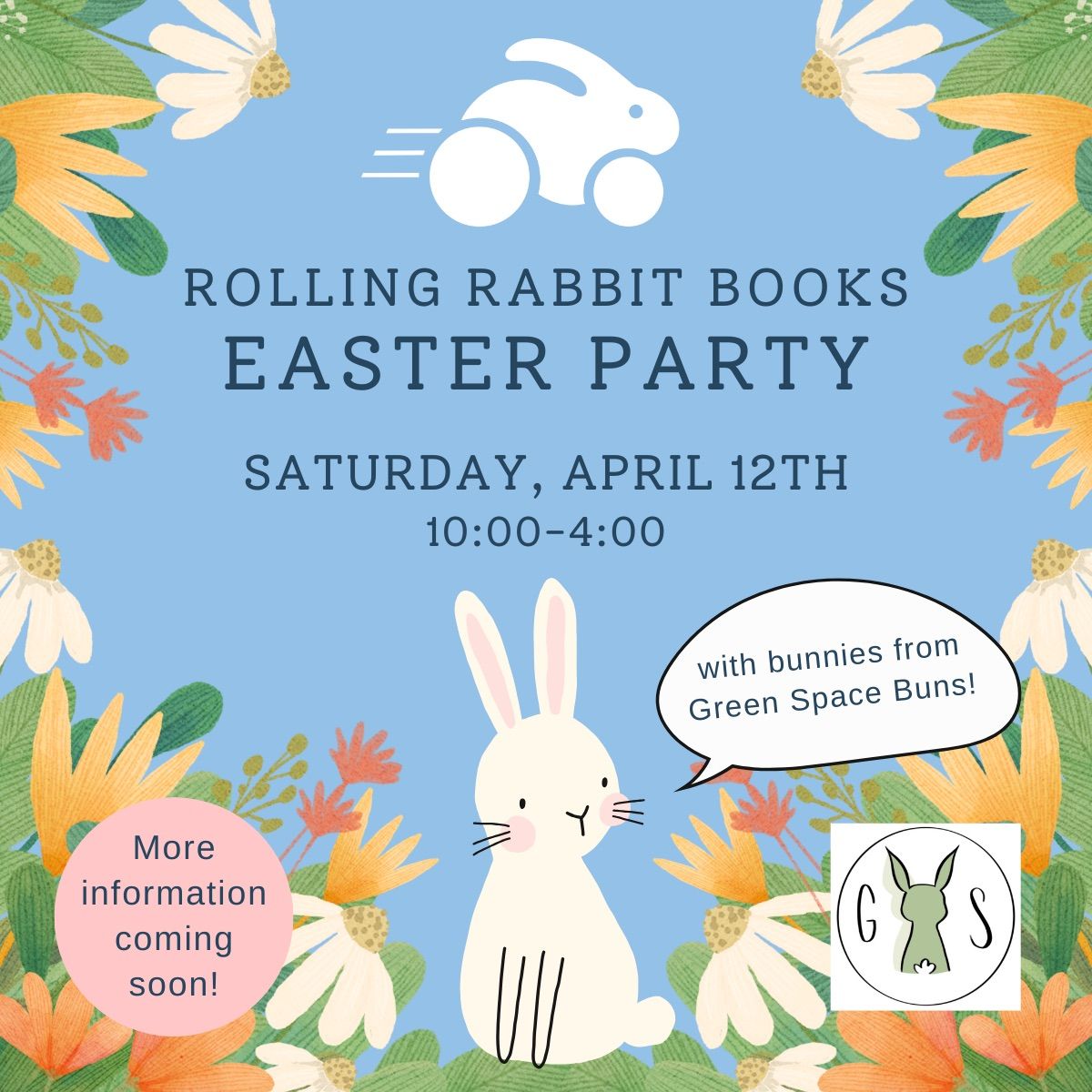 Rolling Rabbit Easter Party\ud83d\udc30