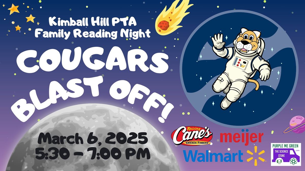 Family Reading Night - Cougars Blast Off! 