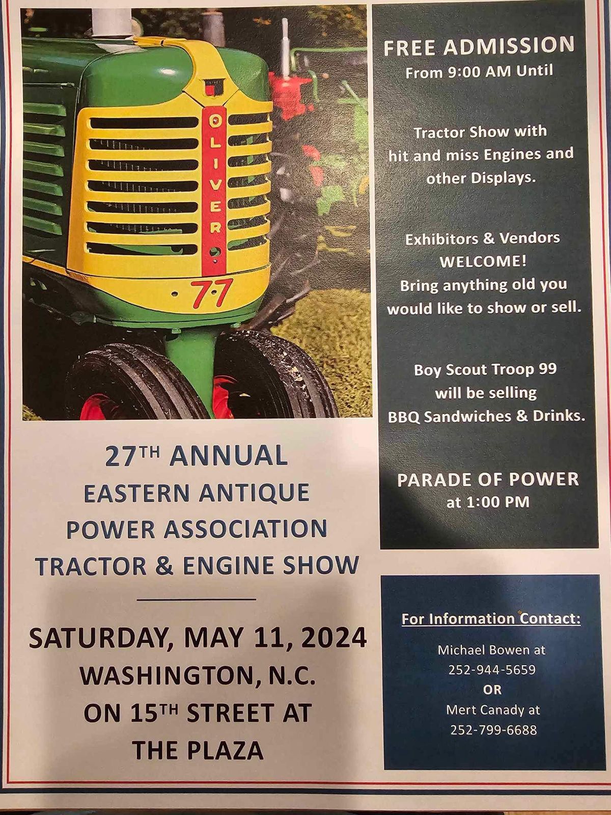 27th Annual Eastern Antique Power Association Tractor & Engine Show 