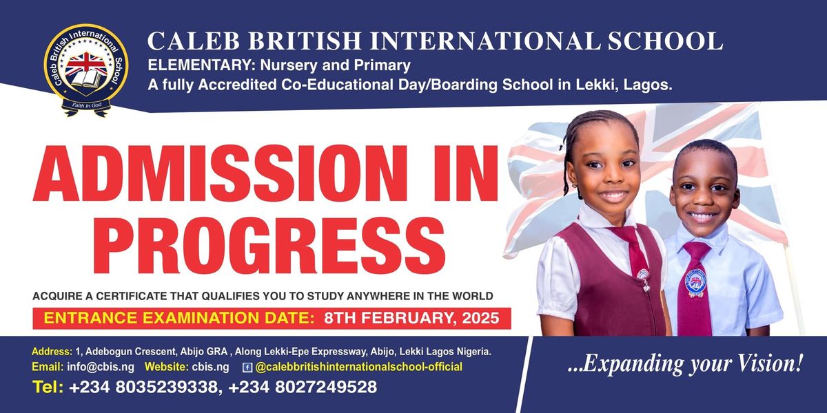 Entrance Examination into CBIS ELEMENTARY SCHOOL