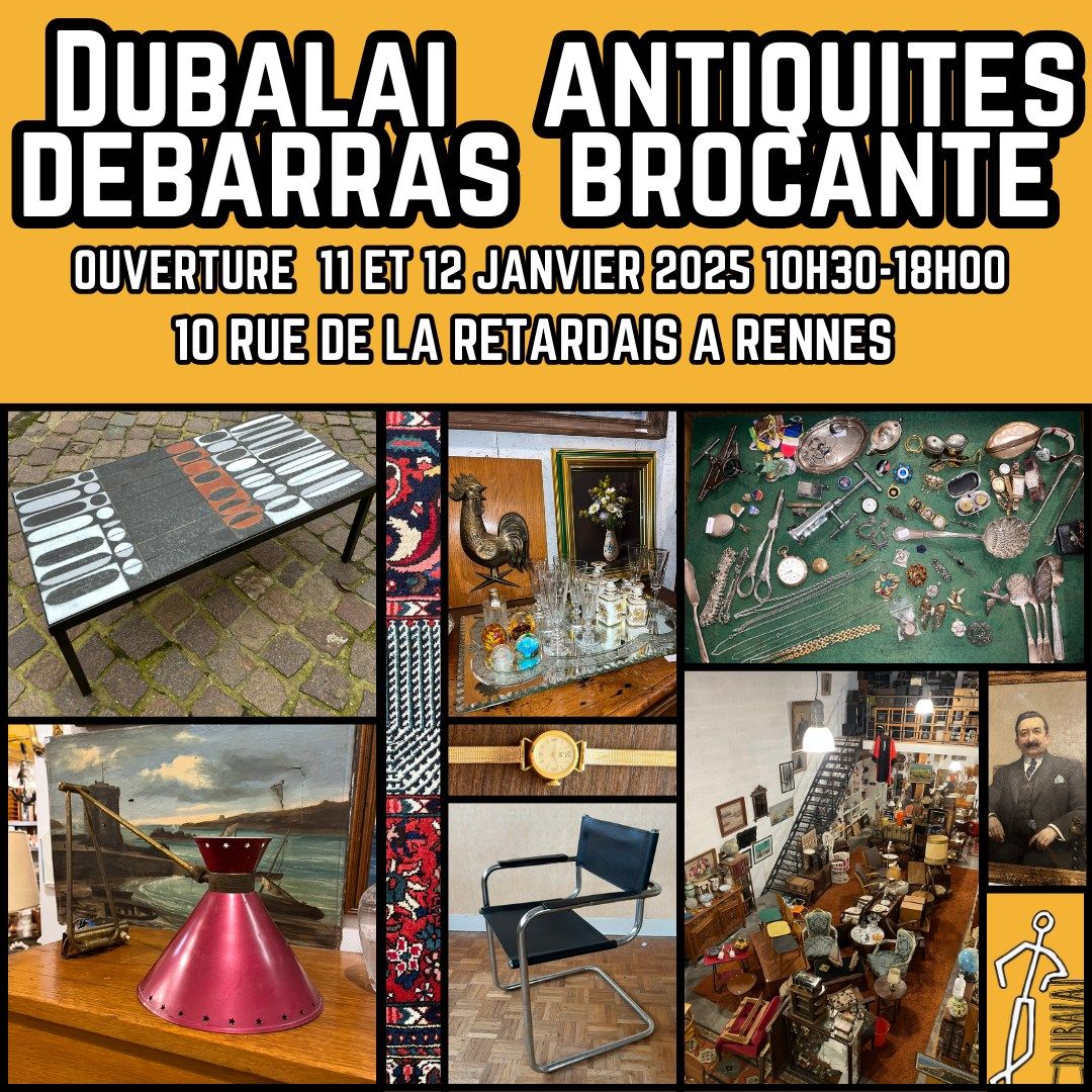 Antiquit\u00e9s Brocante : Grande vente Dubalai D\u00e9barras 