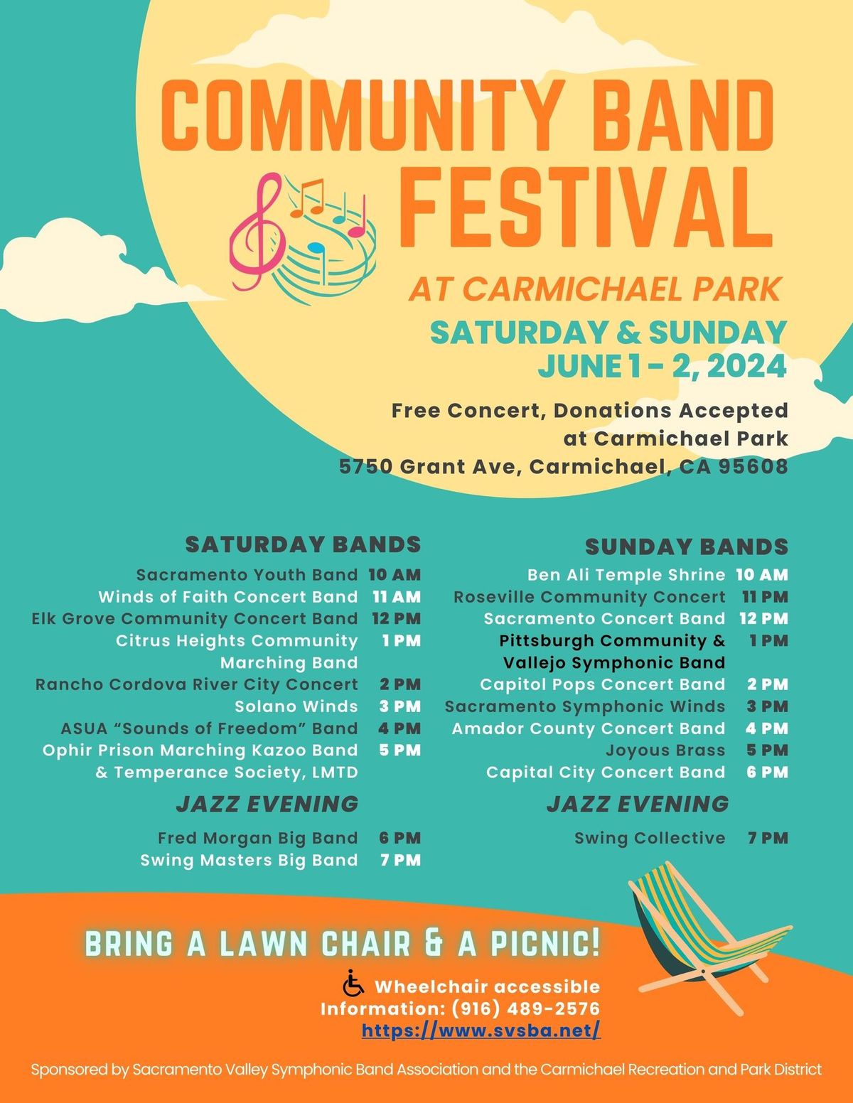 Annual Carmichael Park Band Festival