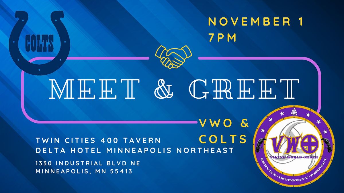 VWO & Indianapolis Colts Meet & Greet