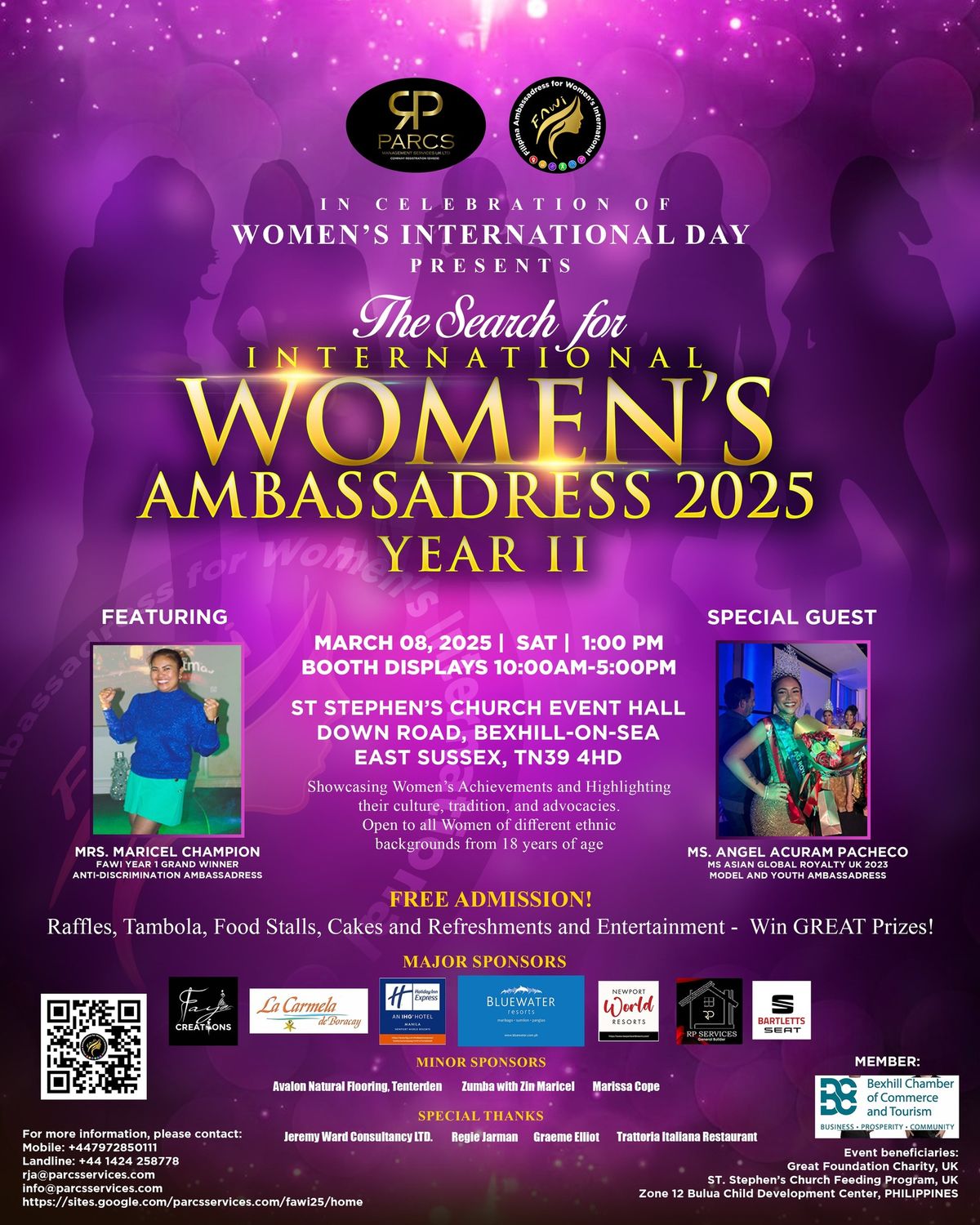 THE SEARCH FOR INTERNATIONAL WOMEN'S AMBASSADRESS 2025