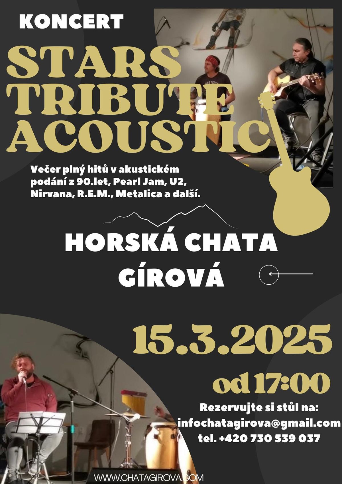 STARS TRIBUTE ACOUSTIC na G\u00cdROV\u00c9