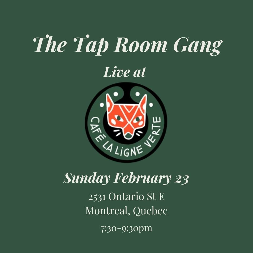 Sean McCarthy & His Tap Room Gang LIVE at Caf\u00e9 La Ligne Verte