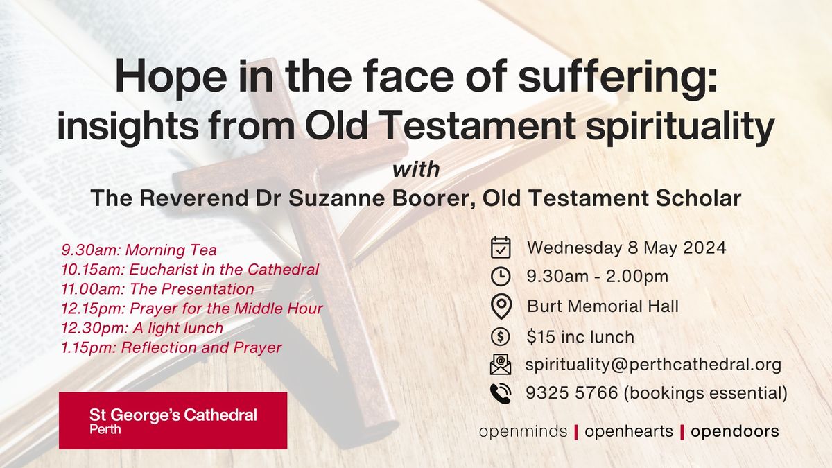 Hope in the face of suffering: insights from Old Testament spirituality
