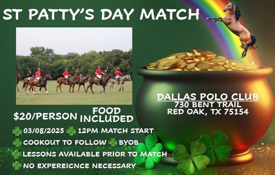 St Patty's Day Polo Match