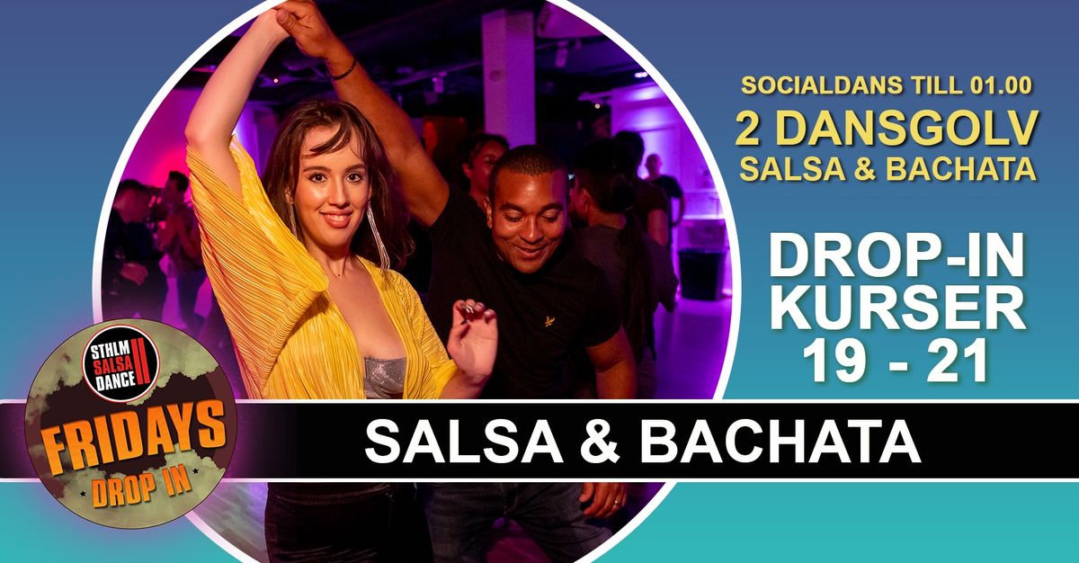 Salsa & Bachata drop-in 15 november p\u00e5 Stockholm Salsa Dance! 