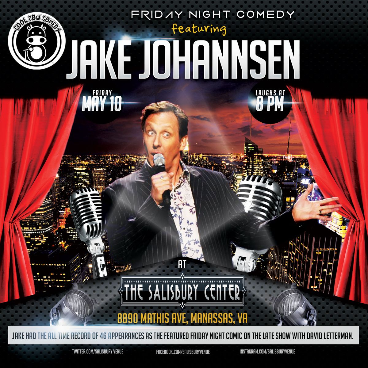 Friday Night Comedy featuring Jake Johannsen!