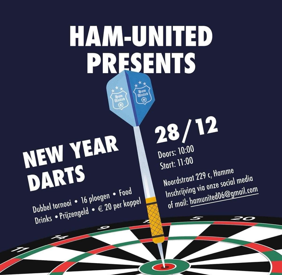 Ham-United presents: New Year Darts \ud83c\udfaf