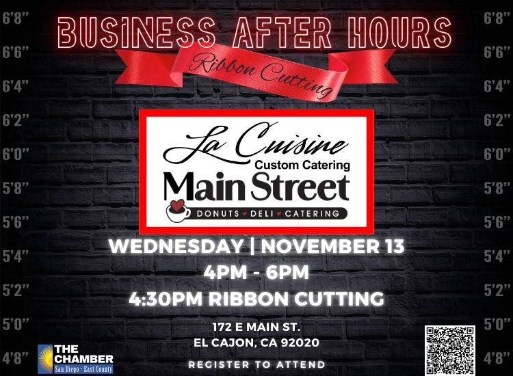 11\/13 Business After Hours Mixer & Ribbon Cutting