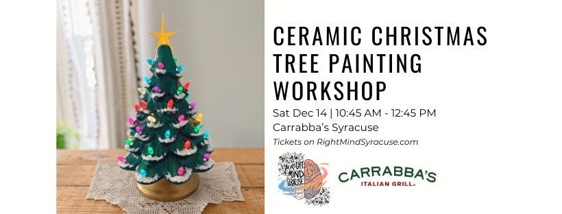 Ceramic Christmas Tree Painting Workshop