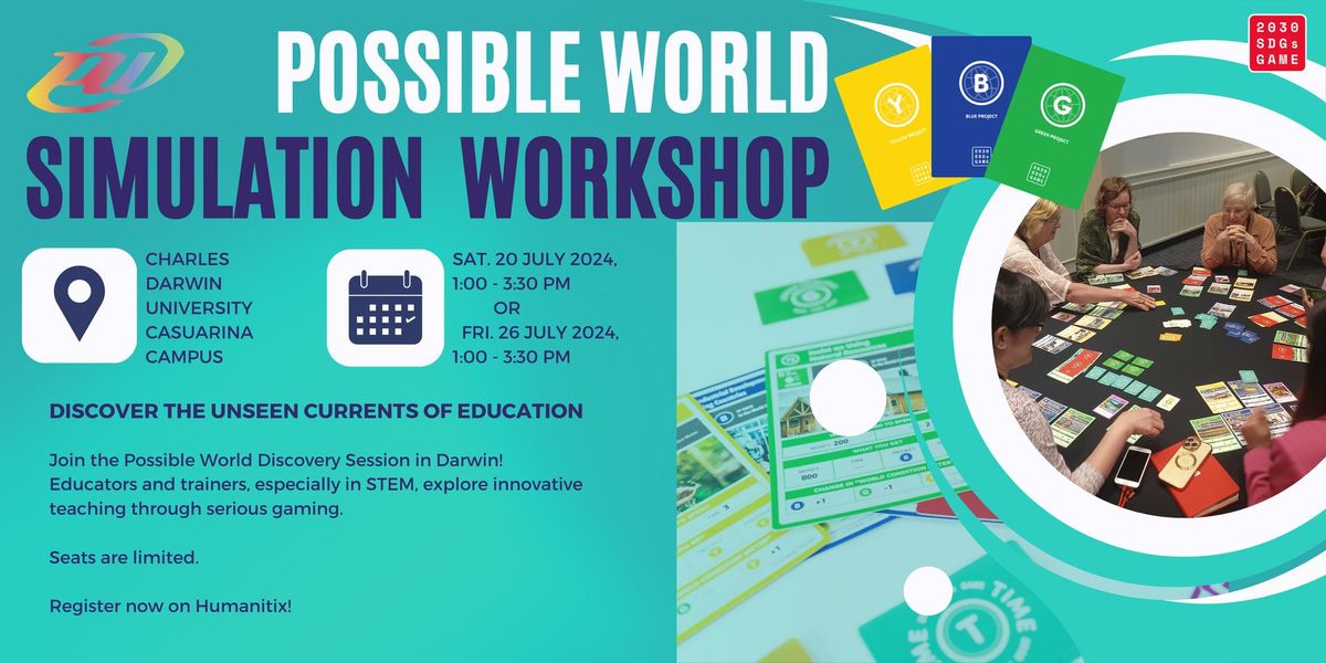 Dive into the Future of Education with Possible World! - Darwin Sessions for Educators and Trainers