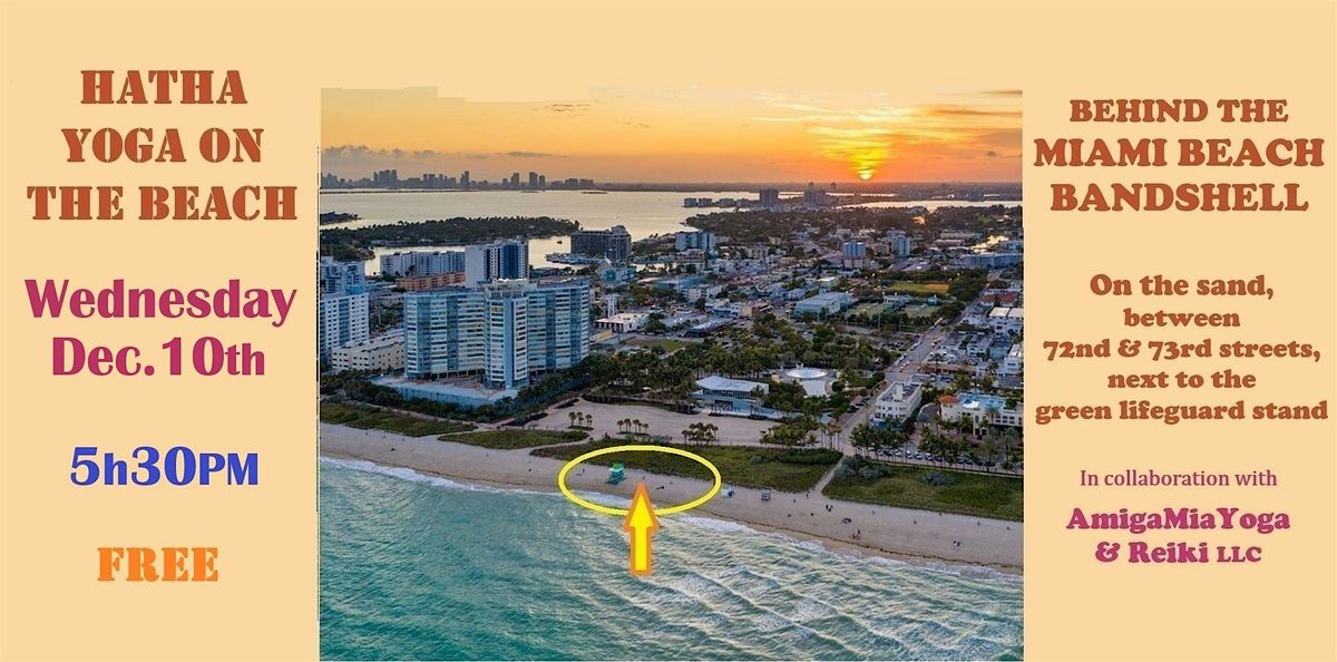 Wednesday Hatha Yoga on the Beach