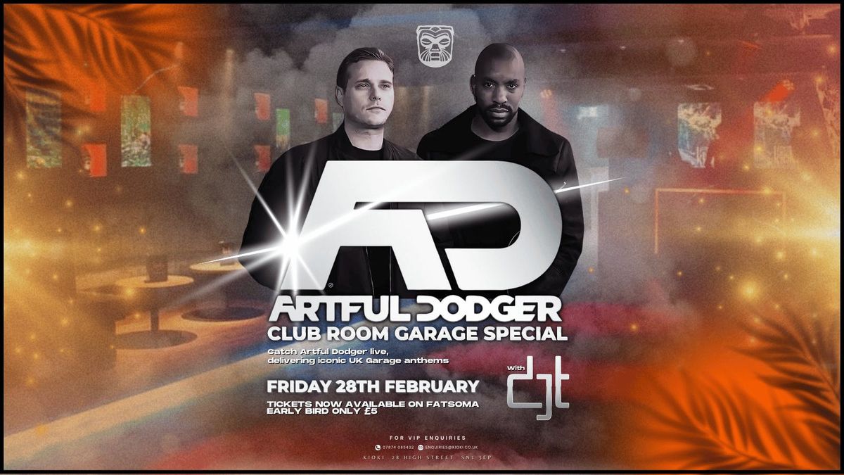 Kioki Presents: Artful Dodger LIVE in Paradise