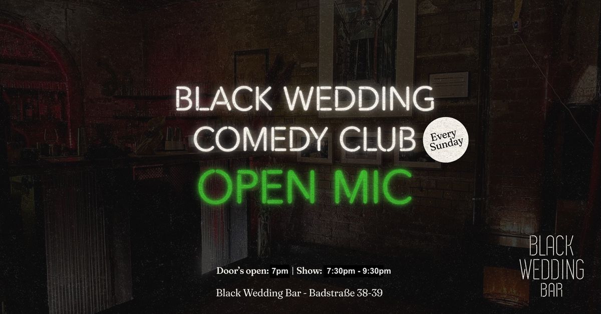 Black Wedding Comedy Club - English Stand-up Comedy