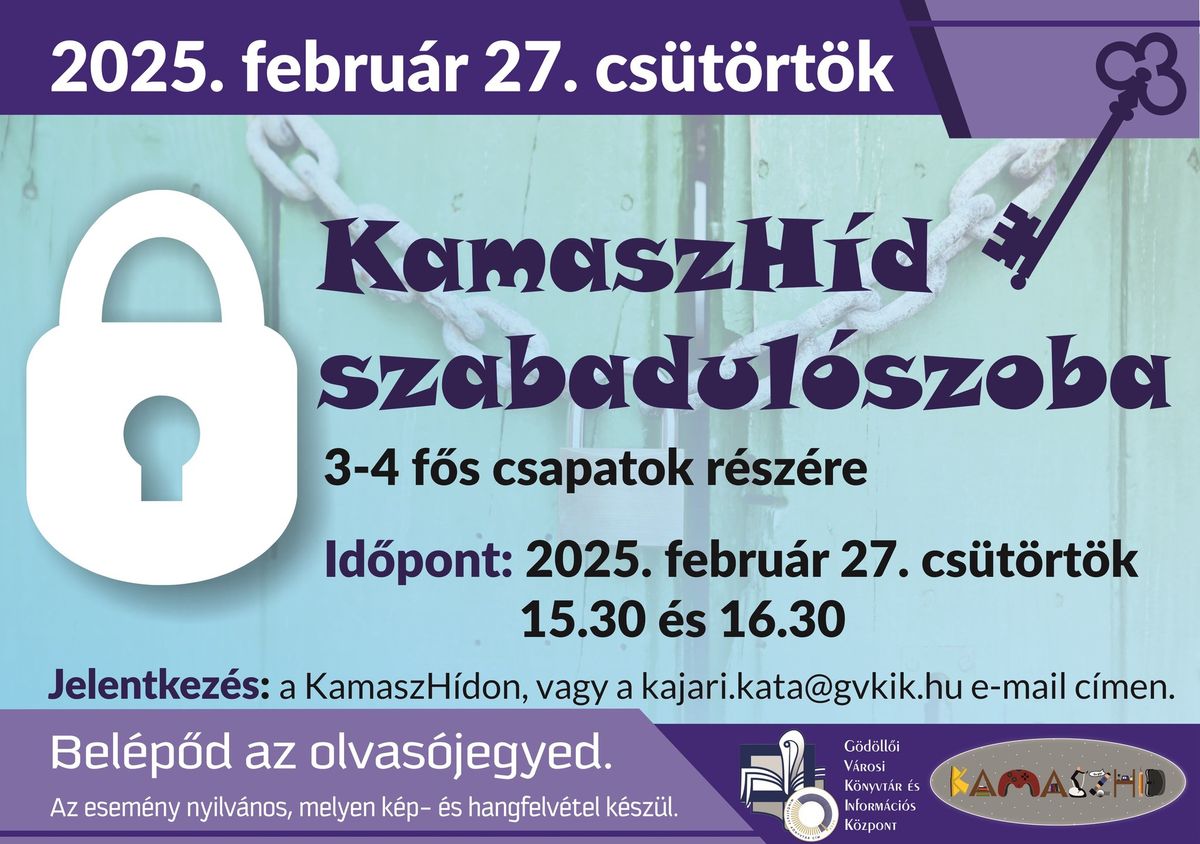 KamaszH\u00edd szabadul\u00f3szoba