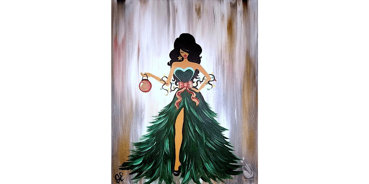 The Living, Breathing Christmas Tree - Paint and Sip in Houston | Classpop!\u2122