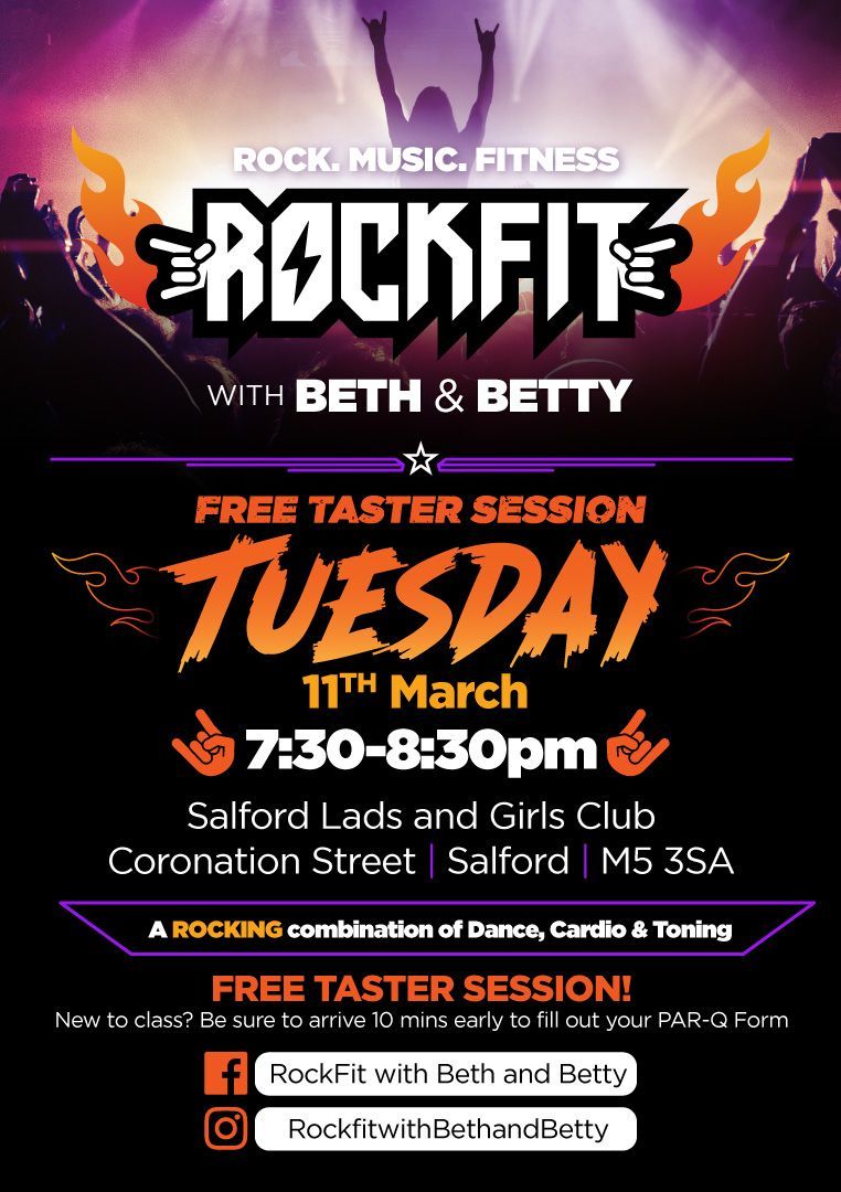 Rockfit with Beth and Betty FREE Taster Class