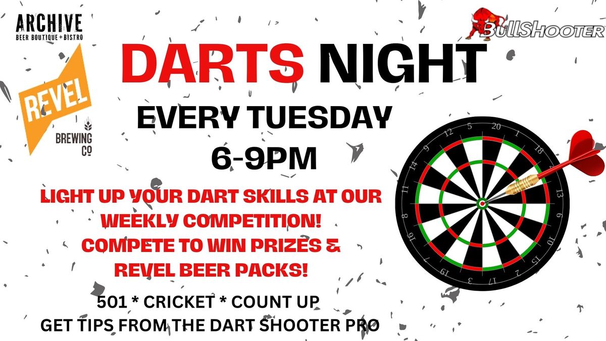 Tuesday Darts Nights \/\/ Archive Beer Boutique 