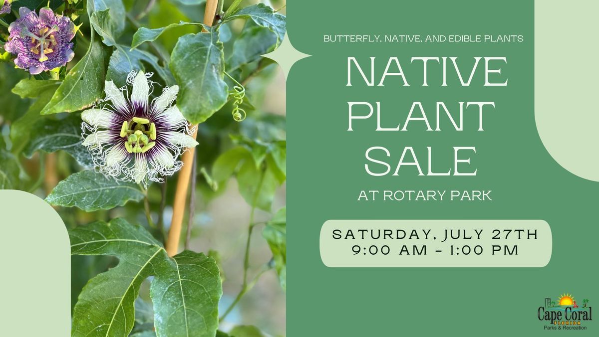 Native Plant Sale at Rotary Park
