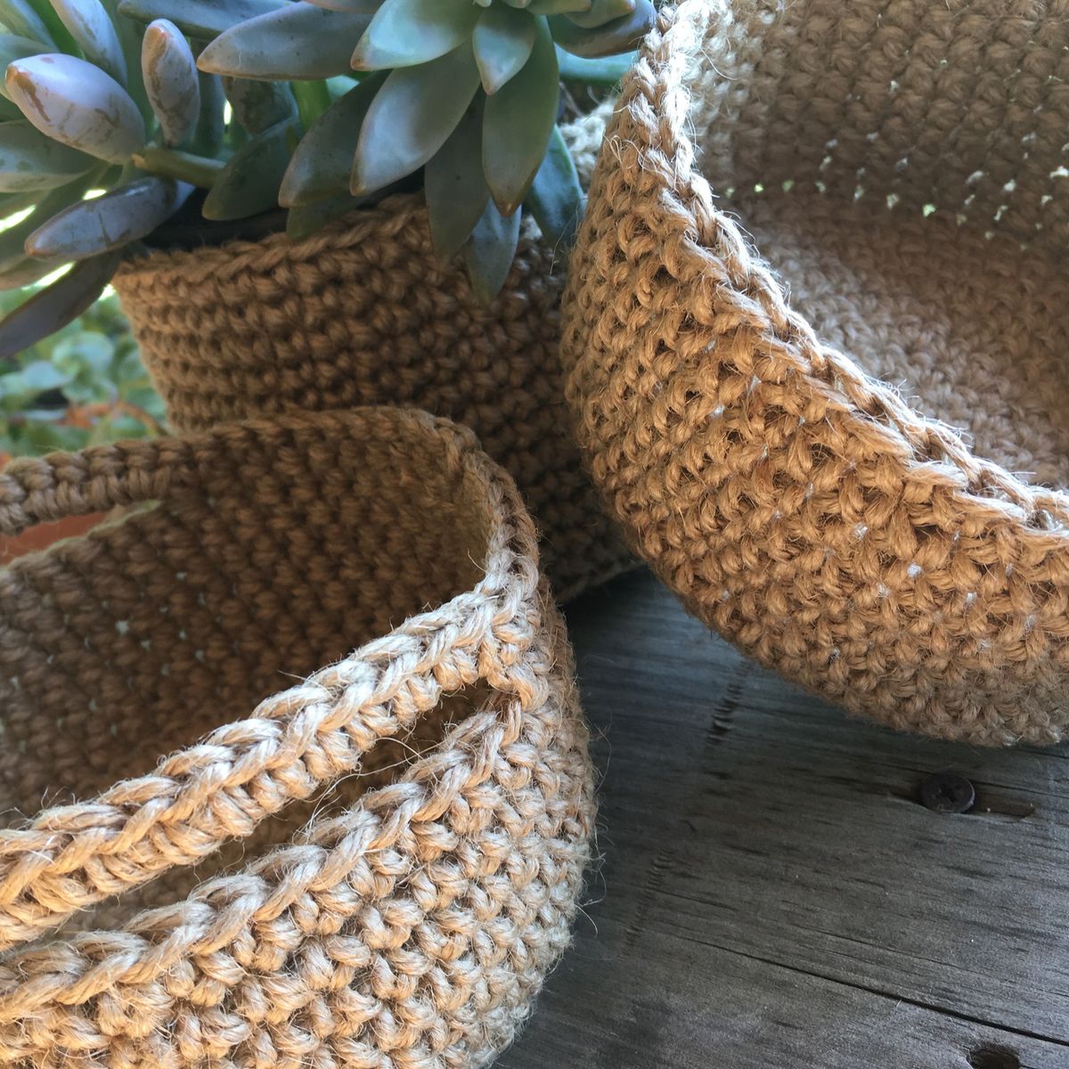 Crochet Jute Basket Workshop- Saturday 9th March 2024