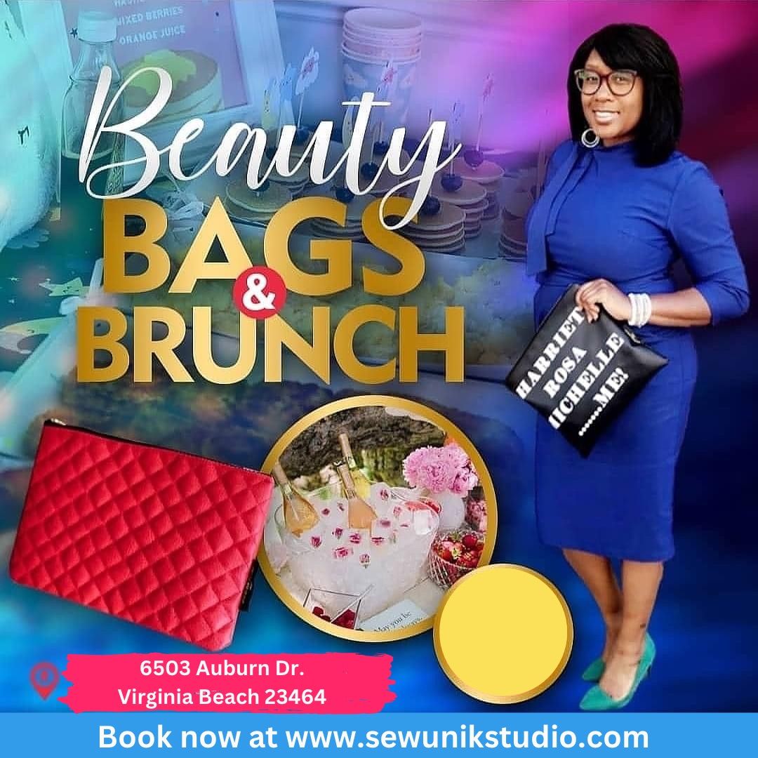 Beauty bags and BRUNCH sewing class