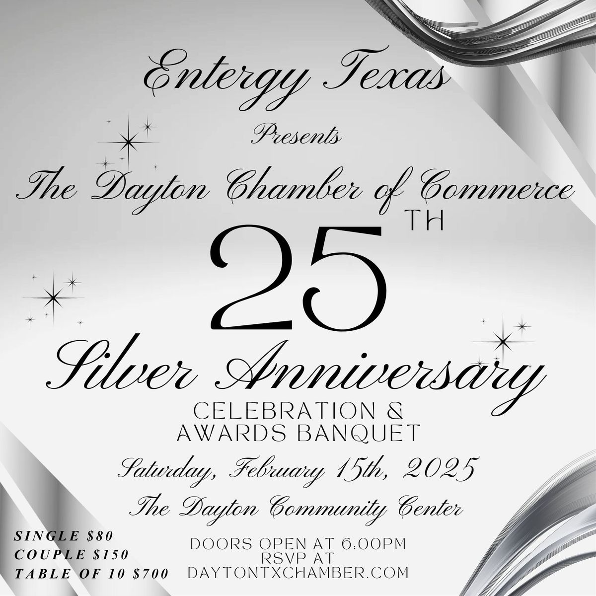 25th Silver Anniversary Gala & Awards Banquet