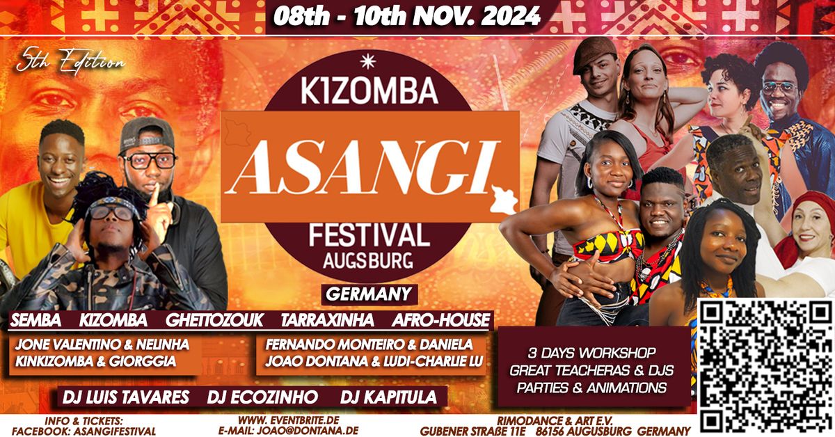 ASANGI-KIZOMBA-SEMBA-FESTIVAL 2024 - AUGSBUG - GERMANY-5th edition