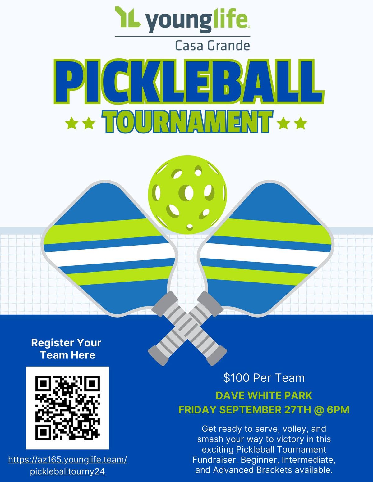 Young Life Pickleball Tournament