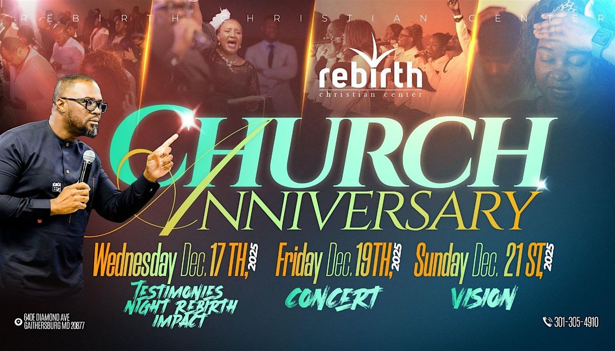 Rebirth Christian Center Anniversary Week