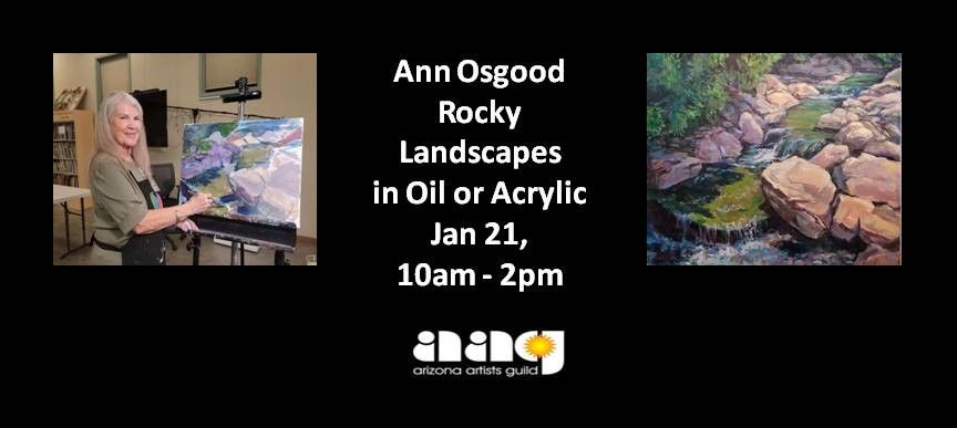 Ann Osgood Rocky Landscapes in Oil or Acrylic