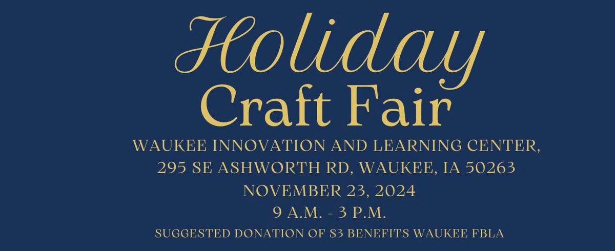 Waukee FBLA Holiday Craft Fair