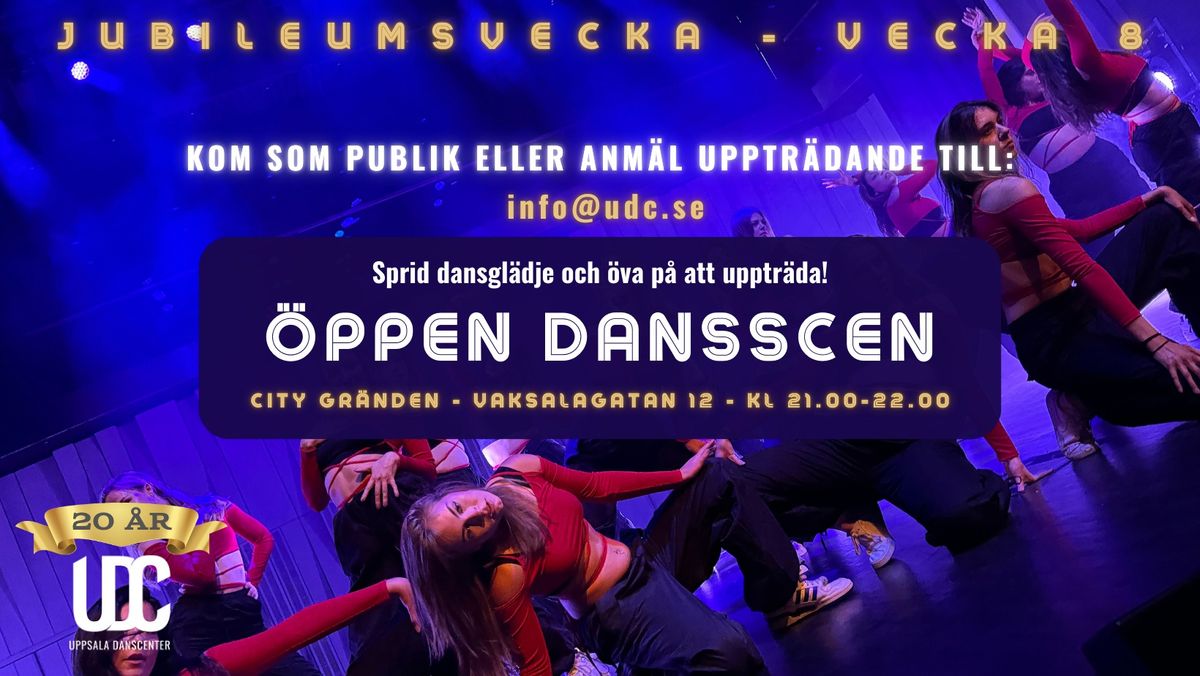 \u00d6ppen Dansscen - Jubileumsvecka