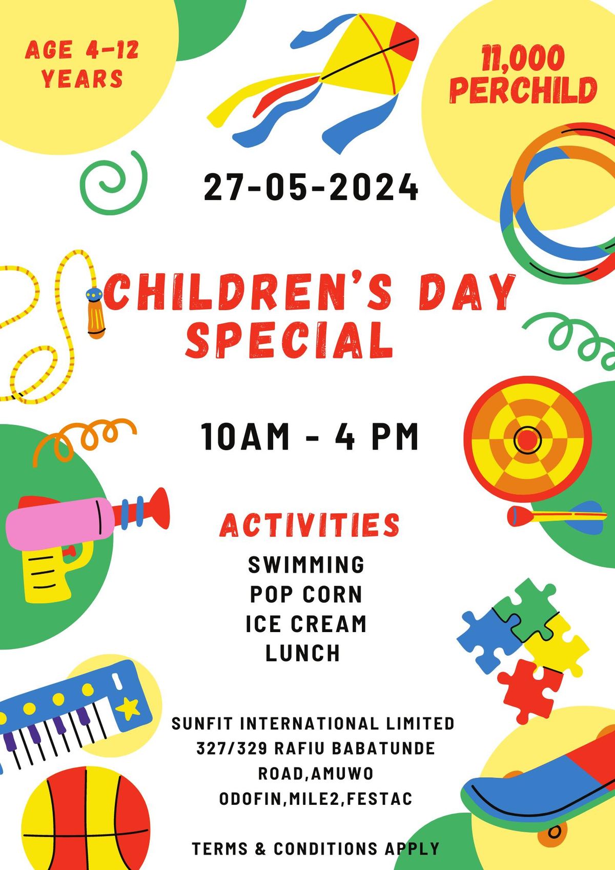 CHILDREN'S DAY FUN TIME