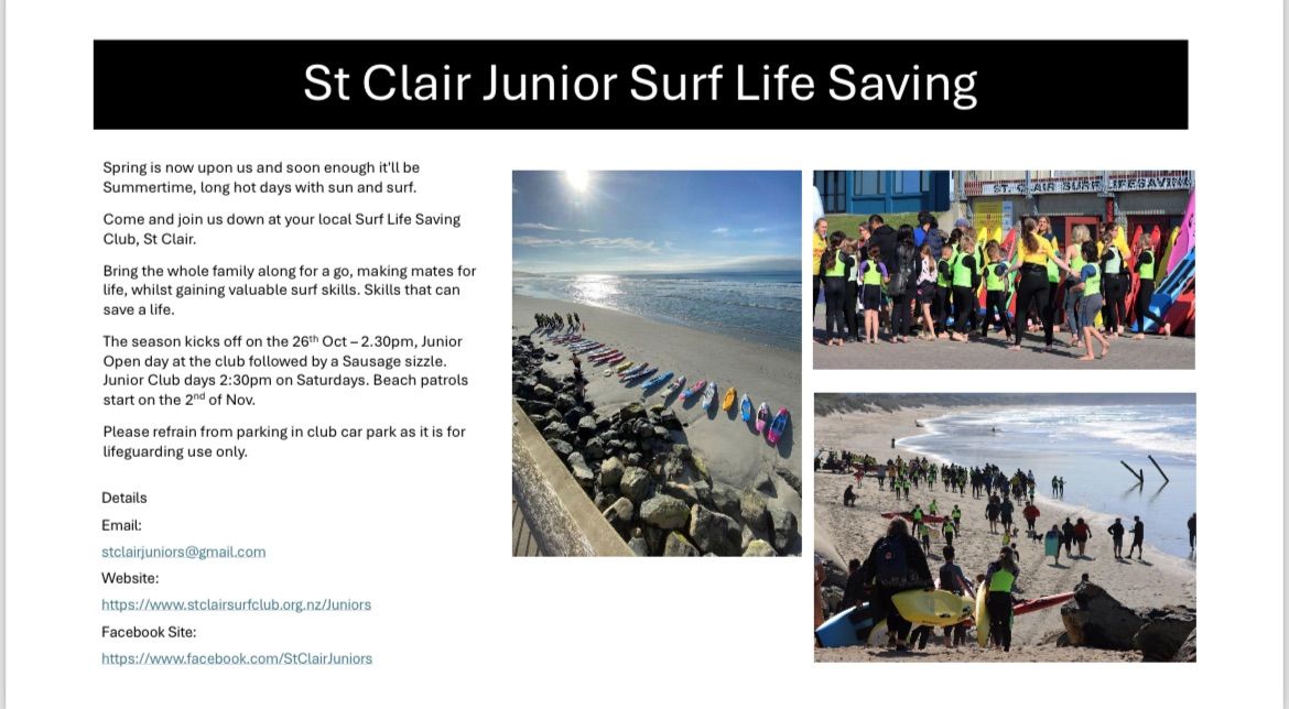 St Clair Surf Life Saving Junior Club Open Day  \ufffd