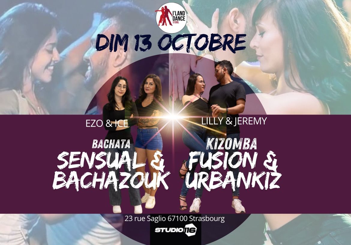 STAGE DE BACHATA & KIZOMBA Interm\u00e9diaire - I Land Dance Scool