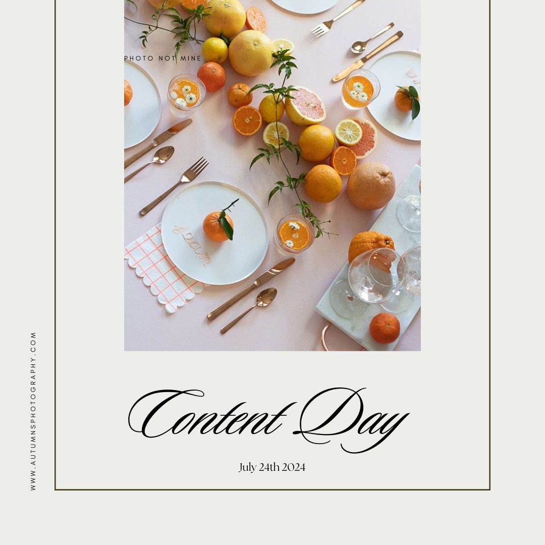 Citrus & Vintage Content Day