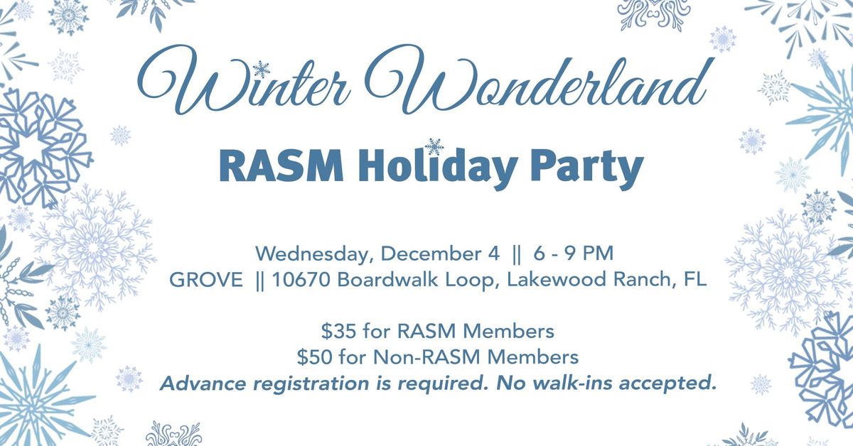 RASM Holiday Party