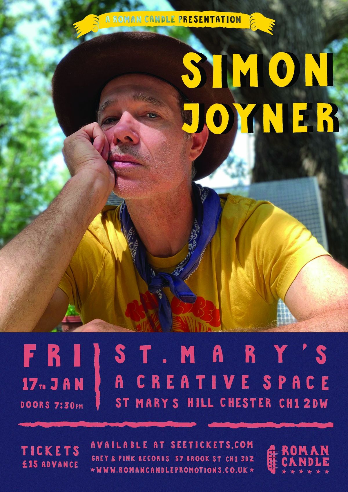 Roman Candle Presents Simon Joyner