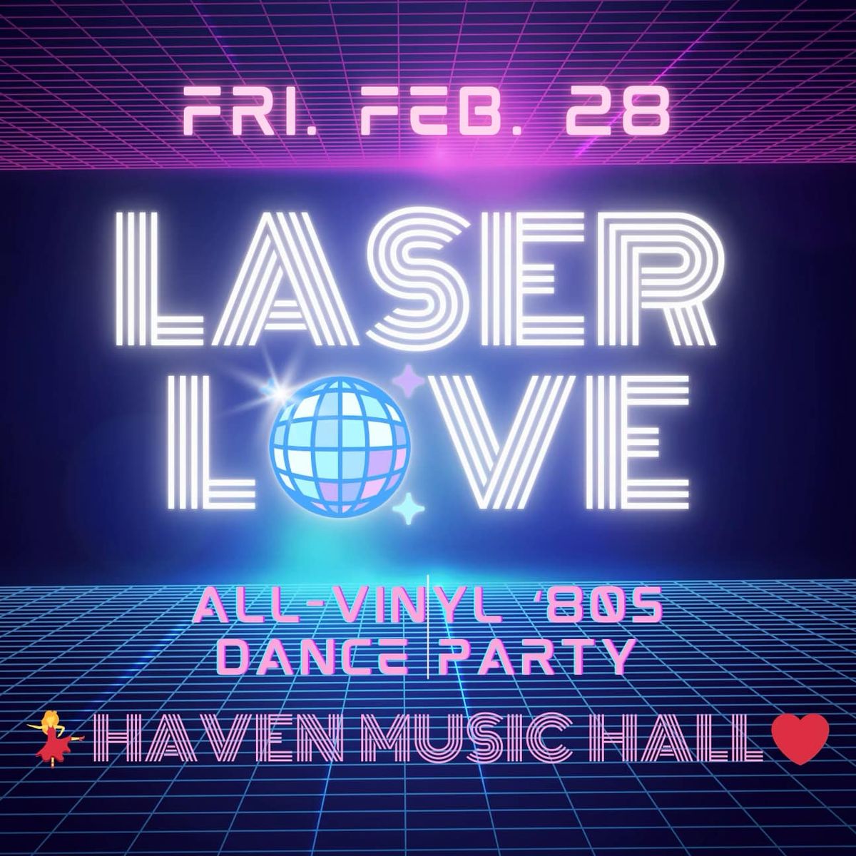 Laser Love All Vinyl 80's Dance Party